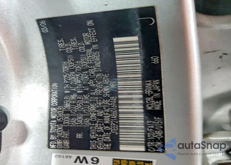 2006 Toyota Highlander Limited from USA, damaged, VIN JTEEP21A860169448